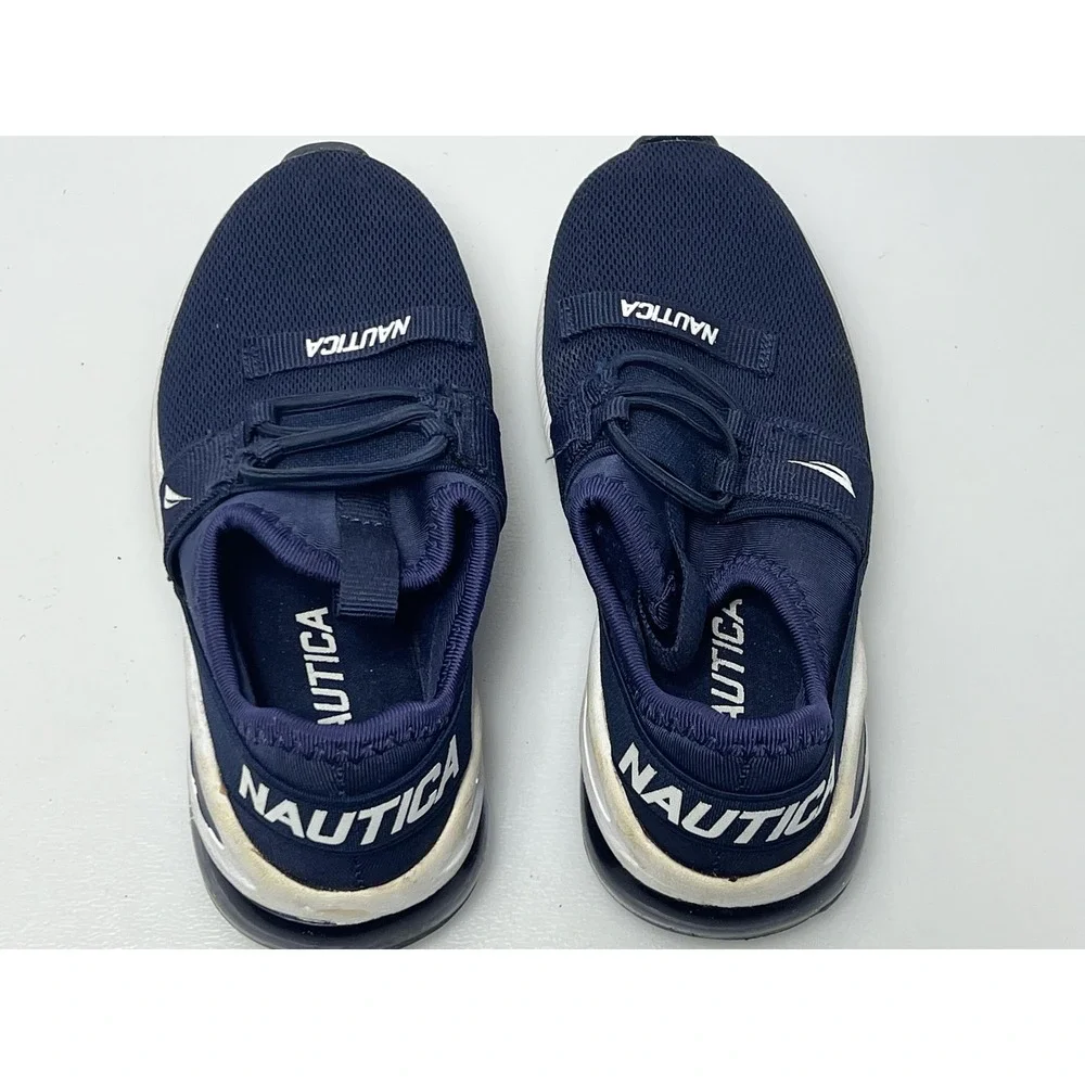 Nautica‎ Neave Sport Tera Shoes Kids Size 10 Navy Mesh Slip On Comfort Sneakers
